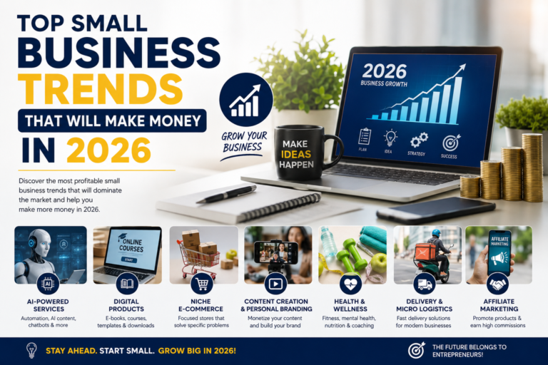 Top Small Business Trends That Will Make Money in 2026