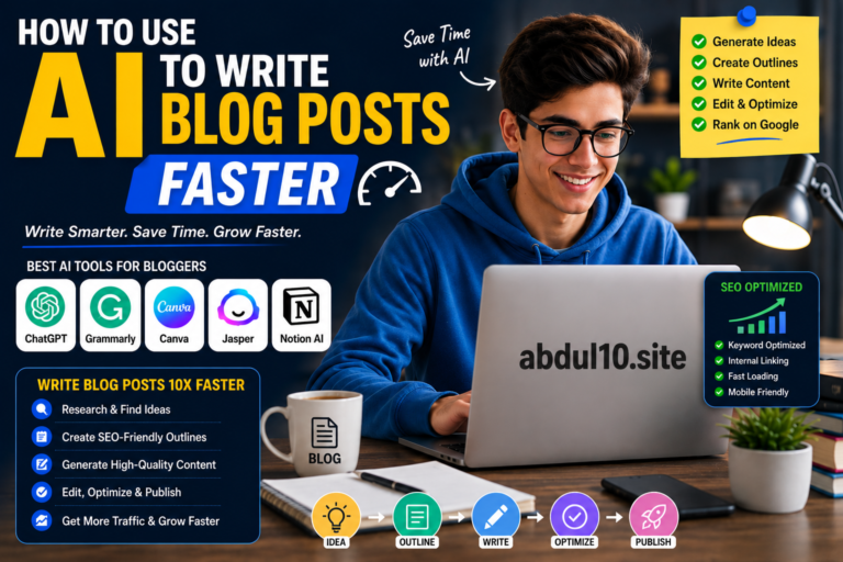 How to Use AI to Write Blog Posts Faster