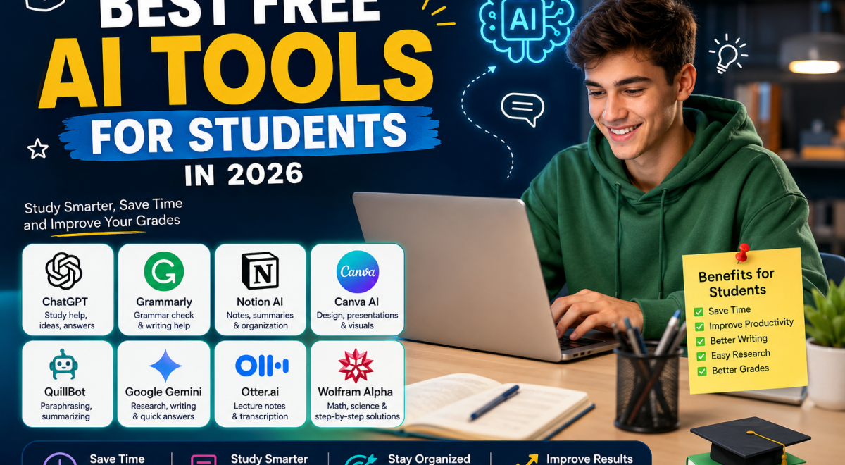 Best Free AI Tools for Students in 2026