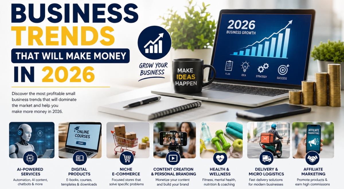 Top Small Business Trends That Will Make Money in 2026